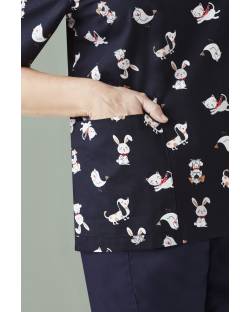 Best Friends Scrub Top, Ladies